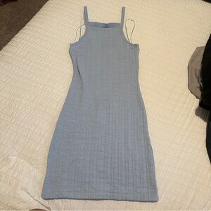 Zara mini dress high neck tank sweater S